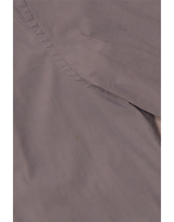 Hugo Boss Herrenhemd 2XL Blaue Baumwolle