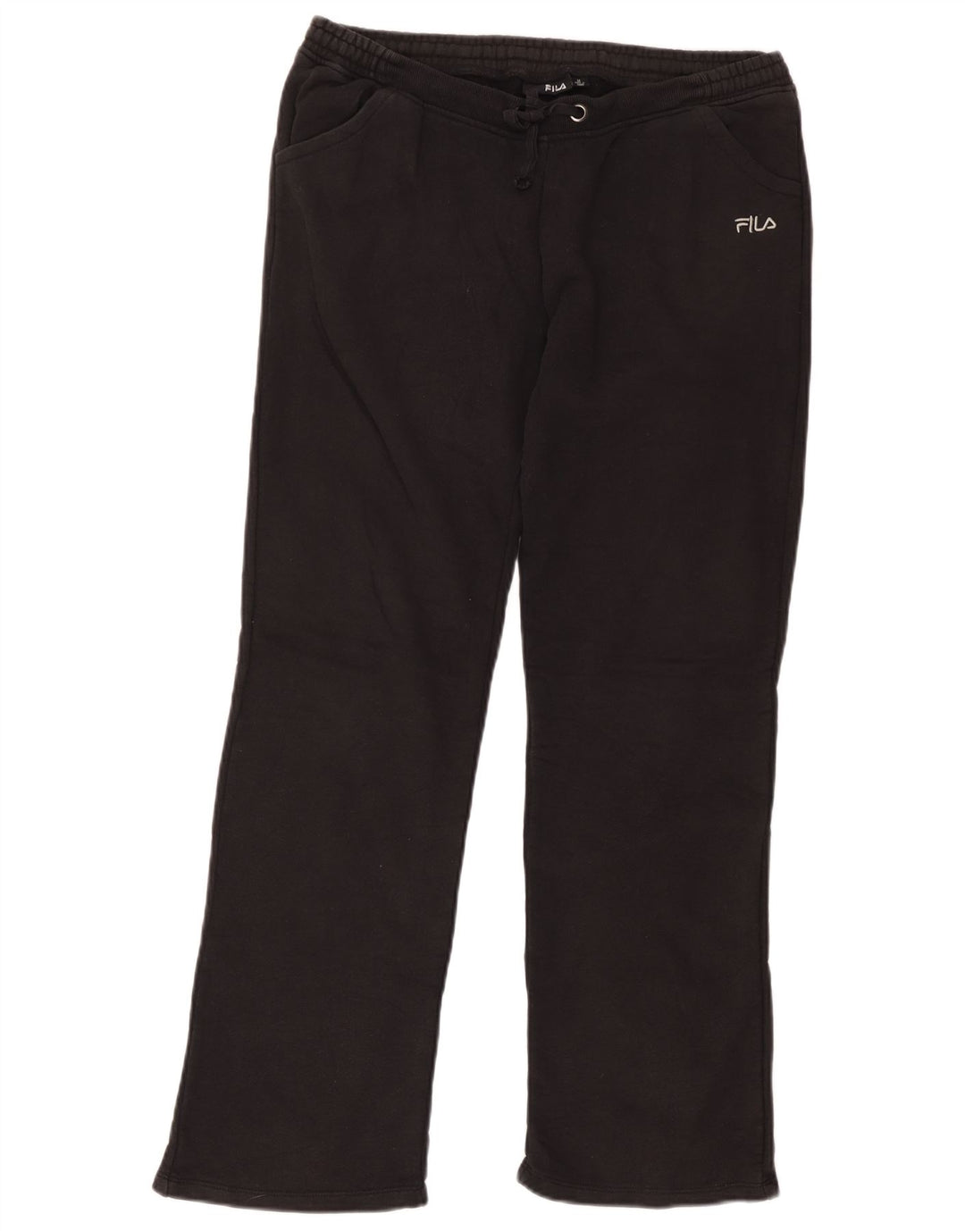 Fila Damen-Trainingshose, UK 14, mittlere schwarze Baumwolle