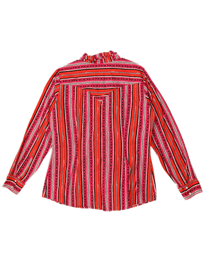 Wrangler Damen Retro-Hemd UK 16, groß, mehrfarbig, gestreift, Baumwolle