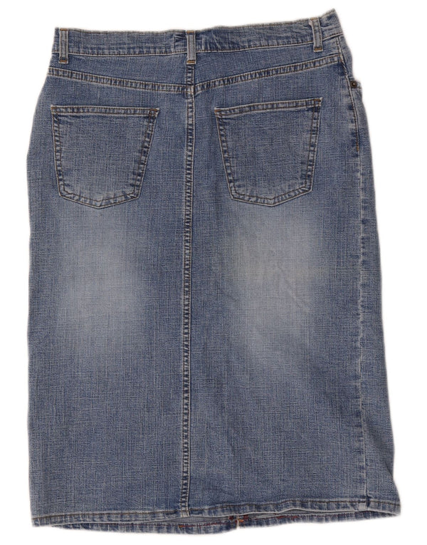 Oasis Damen Jeansrock UK 12 Medium W30 Blau
