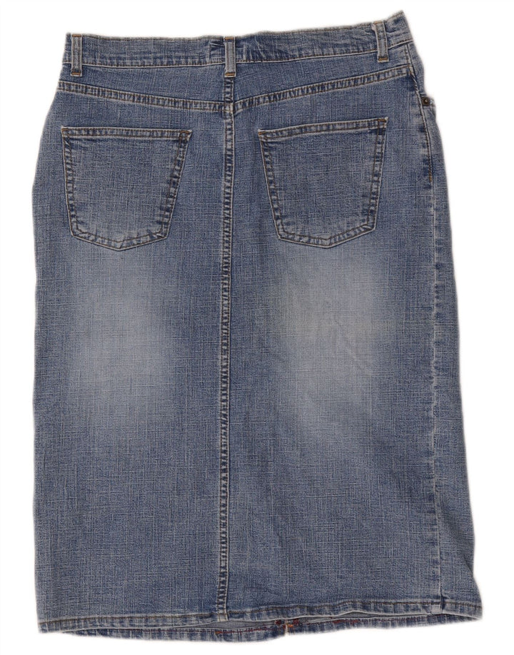 Oasis Damen Jeansrock UK 12 Medium W30 Blau