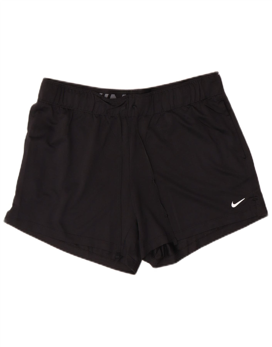 NIKE Damen Dri Fit Sport Shorts UK 14 Medium Schwarz Polyester