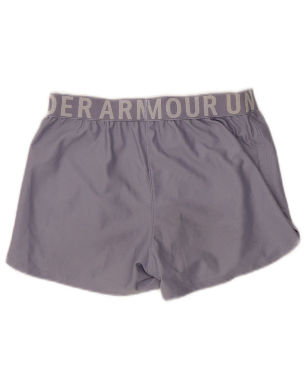 UNDER ARMOUR Heat Gear Graphic Sportshorts für Mädchen, 11–12 Jahre, Größe L, Lila