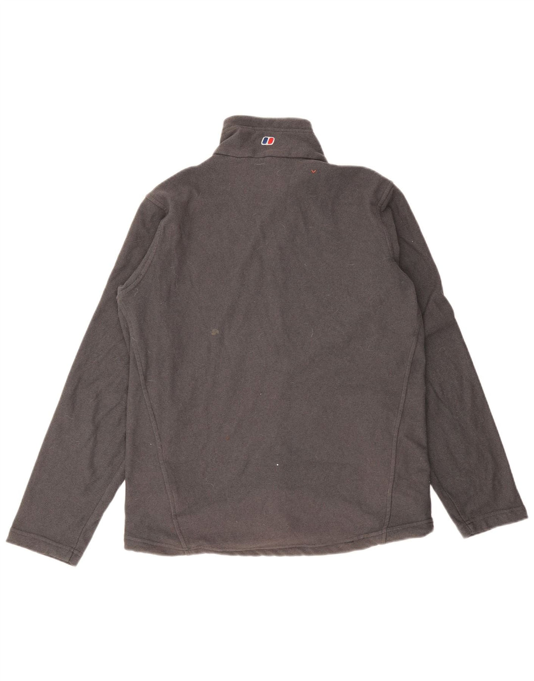 BERGHAUS Herren-Trainingsanzugoberteil aus mittelgrauem Polyester