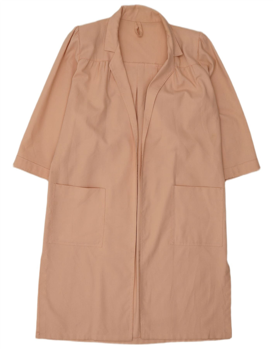Vintage Damen Offener Mantel UK 16 Groß Rosa