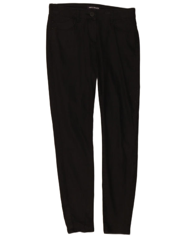 Marks & Spencer Damen Skinny Jeans UK 12 Medium W30 L29 Schwarze Baumwolle