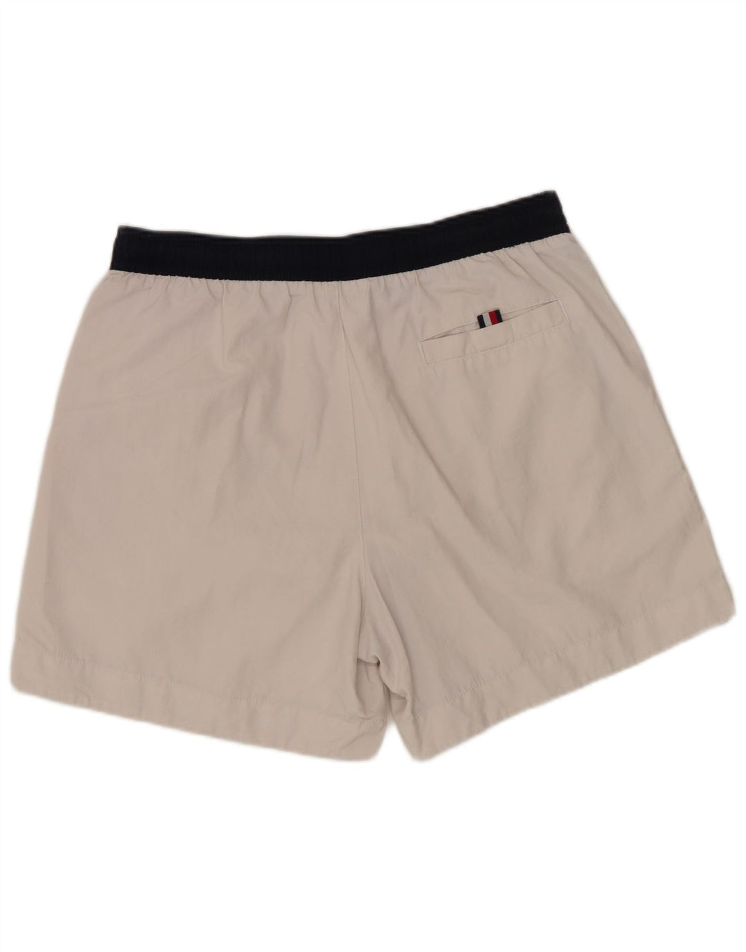 Tommy Hilfiger Herren-Badeshorts aus mittelweißem Colourblock-Nylon