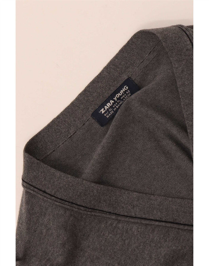 Zara Herren Strickjacke XL Grau
