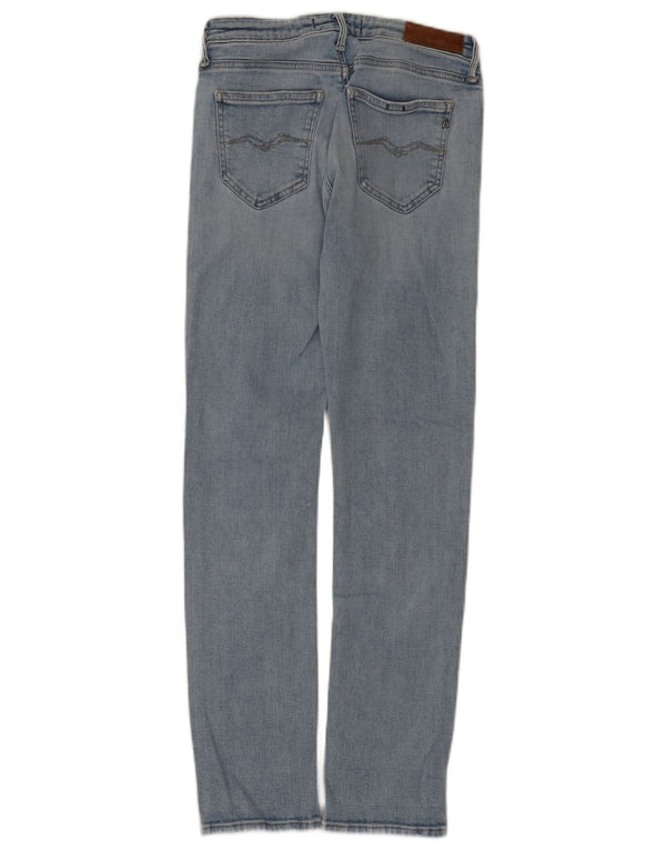 Replay Damen Slim Jeans W27 L30 Blaue Baumwolle
