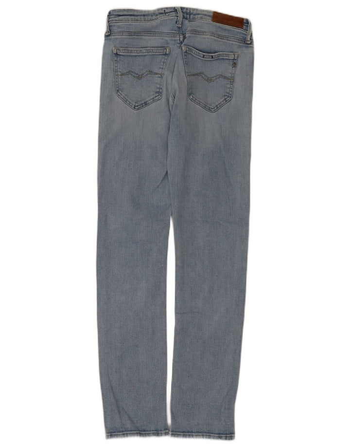 Replay Damen Slim Jeans W27 L30 Blaue Baumwolle