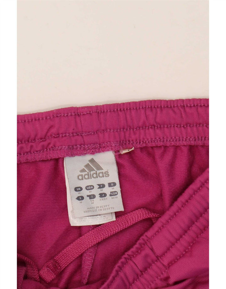 Adidas Damen Trainingshose UK 12 Mittelrosa Polyester