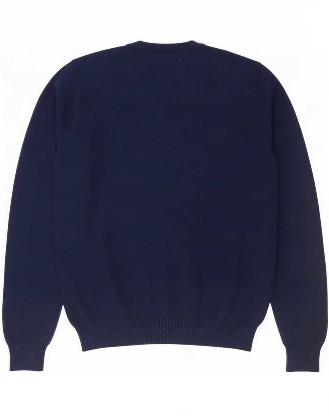 Marks & Spencer Herren-Pullover mit normaler Passform und V-Ausschnitt in mittlerem Marineblau