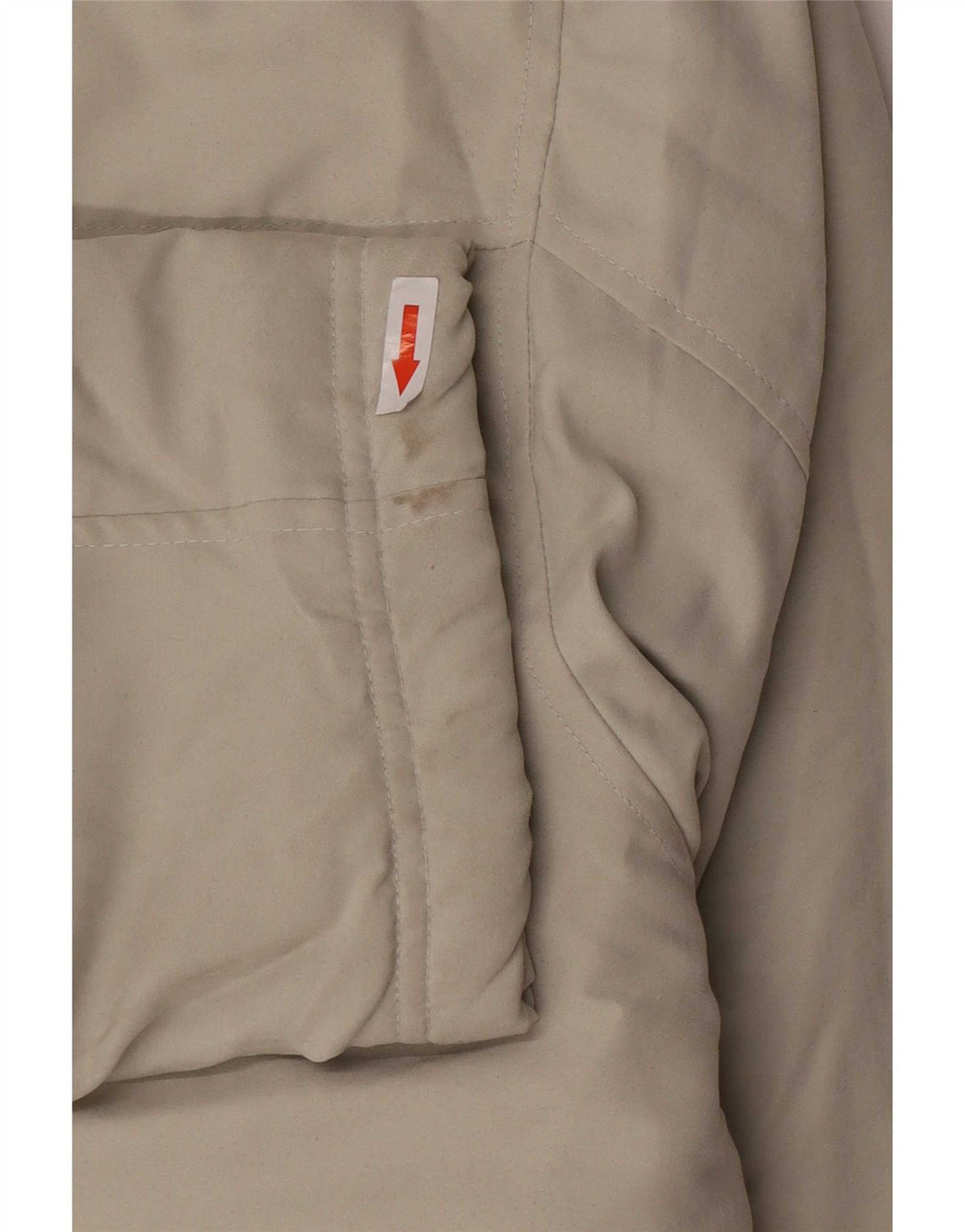 Vintage Herren Bomberjacke UK 42 XL Beige Colourblock Polyester