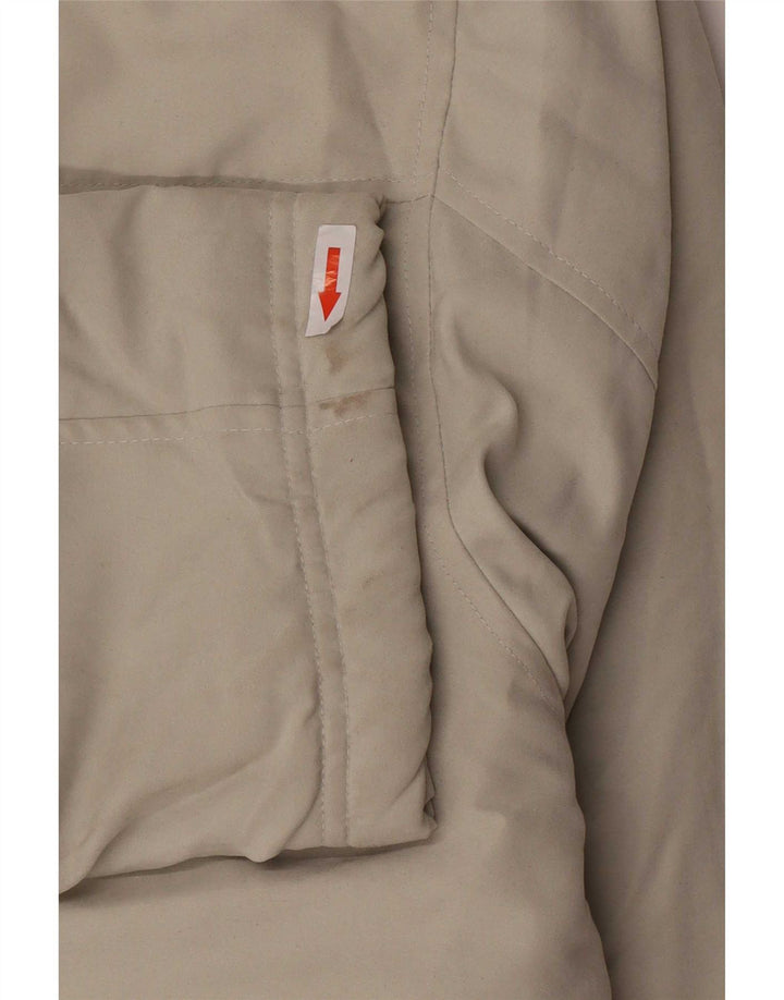Vintage Herren Bomberjacke UK 42 XL Beige Colourblock Polyester