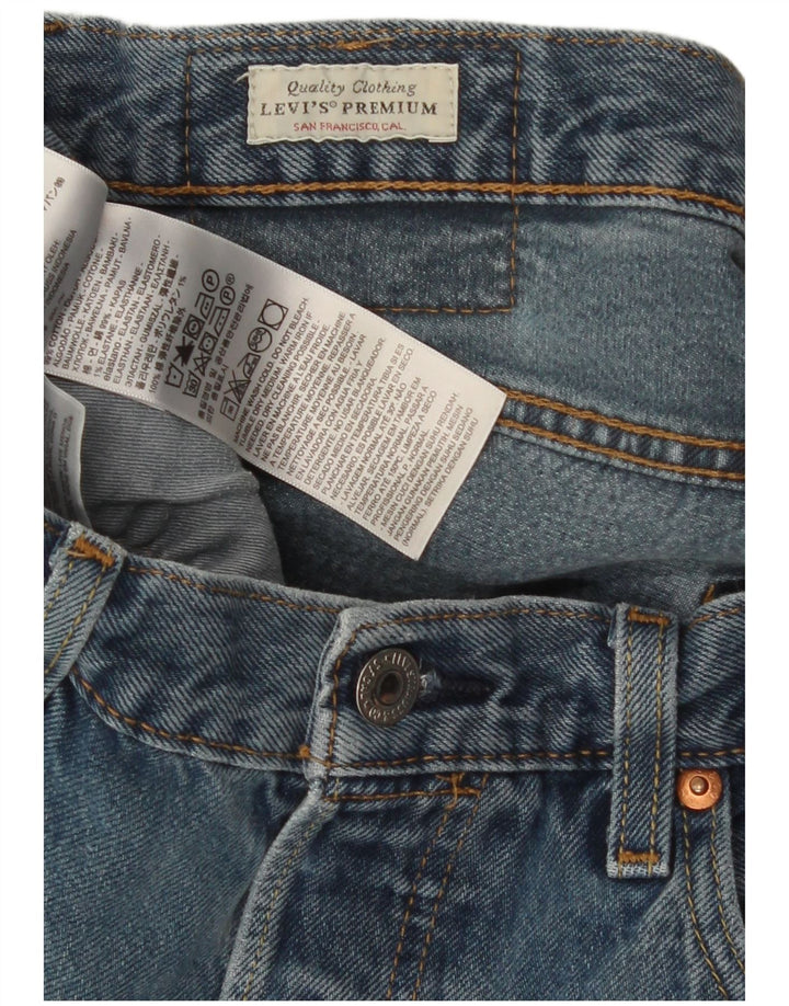 Levi's Herren Straight Jeans W34 L30 Blaue Baumwolle