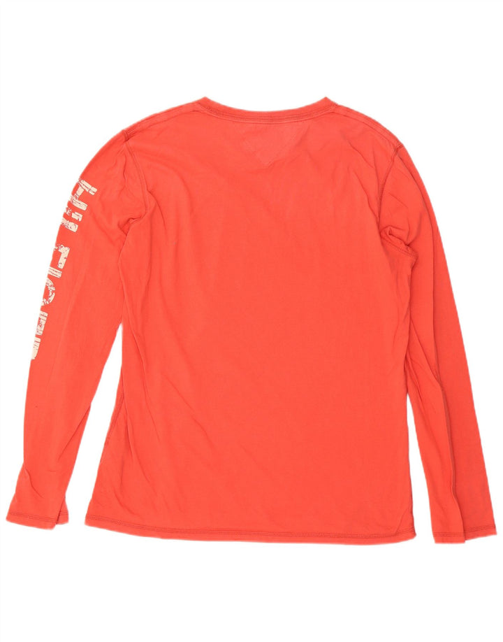 Tommy Hilfiger Herren Graphic Top Langarm XL Rot Baumwolle