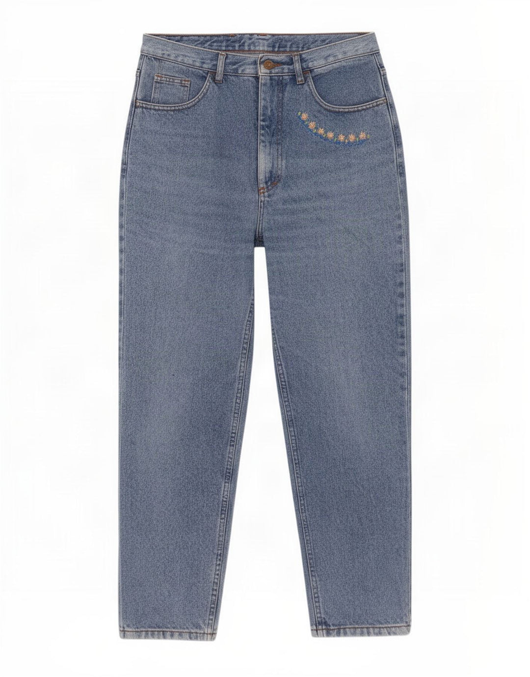 Vintage Damen Tapered Jeans W28 L28 Blau