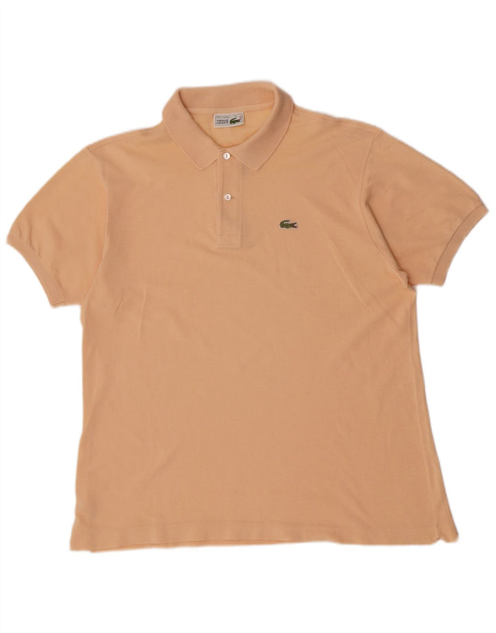Lacoste Herren-Poloshirt, Größe 5, groß, rosa Baumwolle