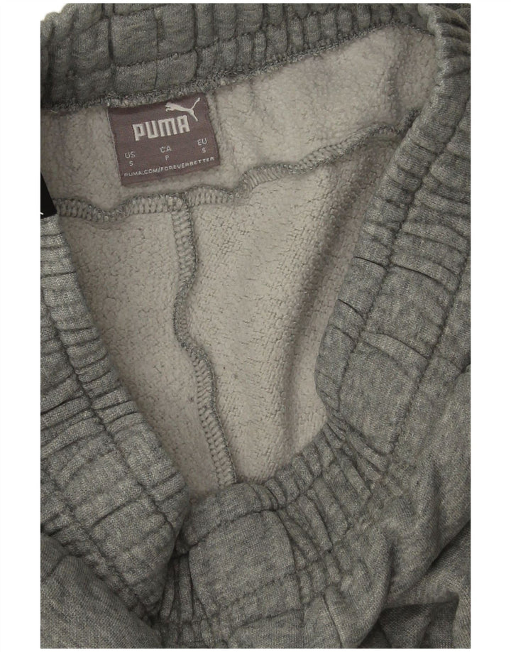 Puma Herren-Trainingshose, Jogginghose, klein, grau gefleckte Baumwolle