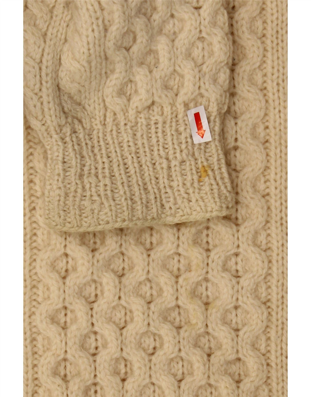 REPLAY Herren-Pullover mit Rundhalsausschnitt XL aus cremefarbener Wolle