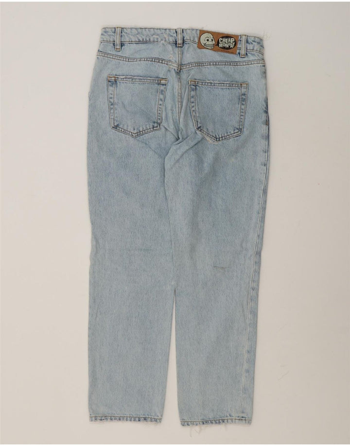 Cheap Monday Damen Tapered Jeans W29 L27 Blaue Baumwolle