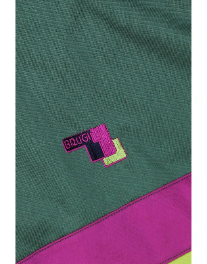 Brugi Herren-Trainingsanzug-Oberteil, Jacke, XL, Grün, Farbblock