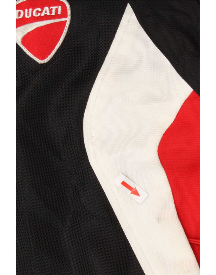 Revit Herren Graphic Racer Jacke UK 40 Large Schwarz Colourblock Polyester