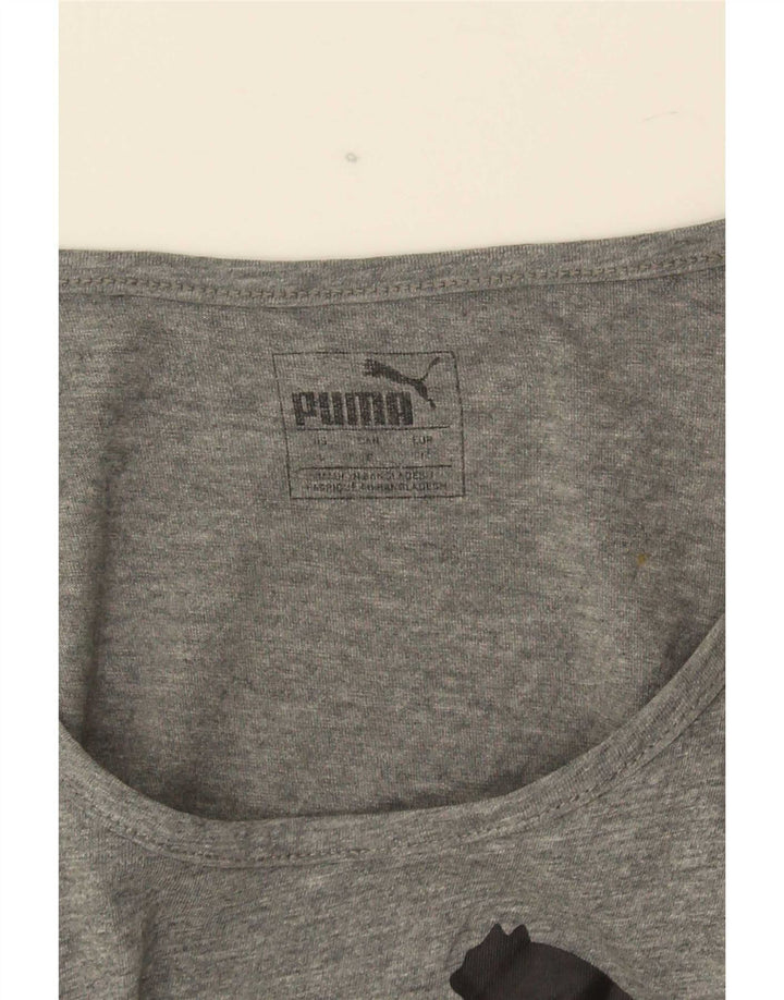 Puma Herren Graphic Vest Top Mittelgrau meliert