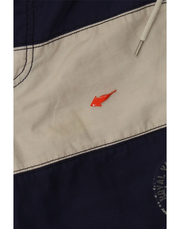 CONTE OF FLORENCE Herren-Badeshorts, mittelgroß, Marineblau, Farbblock