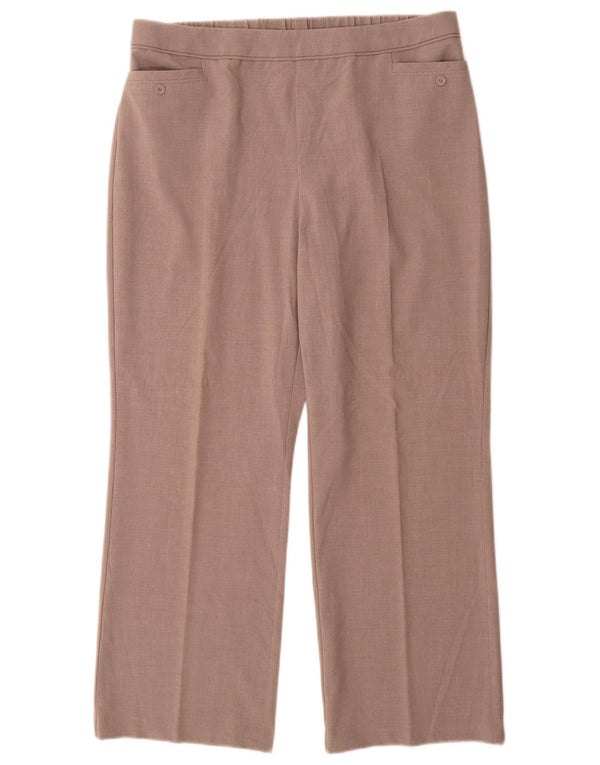 Marks & Spencer Damen Gerade Freizeithose UK 16 Large W36 L29 Grau