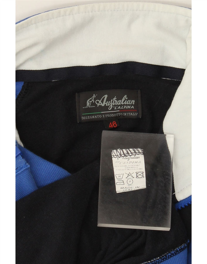 AUSTRALIAN L'ALPINA Damen-Trainingsanzug-Top-Jacke IT 46 Large Schwarz