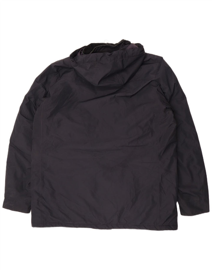 Barbour Herren-Windbreaker-Mantel mit Kapuze, UK 44 2XL, Marineblau, Polyester