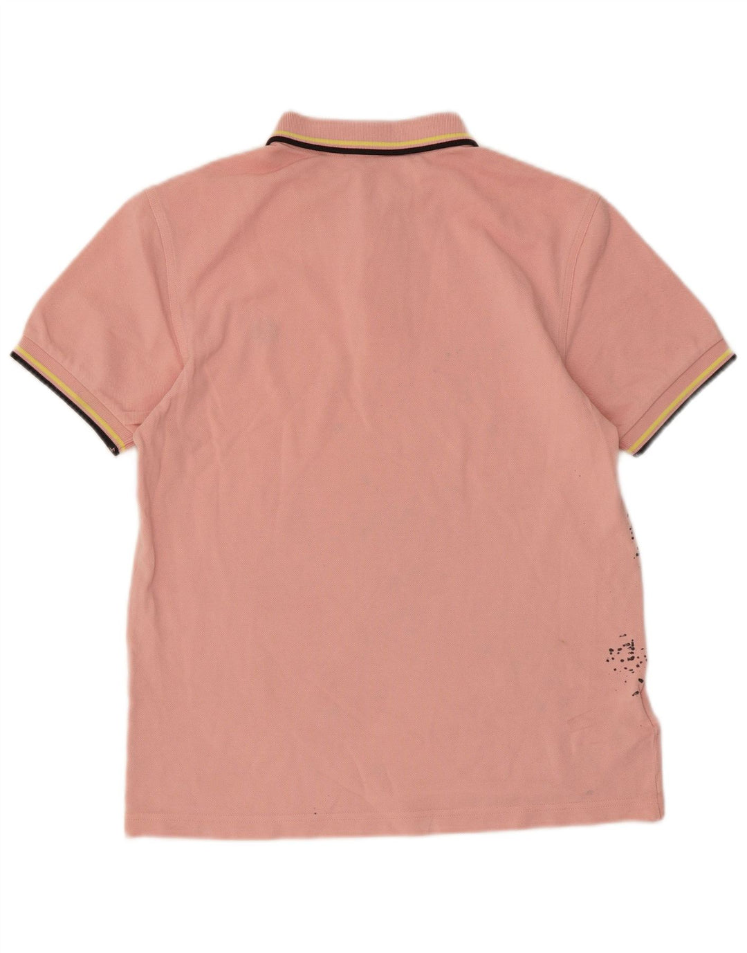 Fred Perry Herren-Poloshirt, klein, rosa Batik-Baumwolle