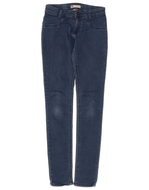 Levi's Mädchen 710 Super Skinny Jeans 13–14 Jahre W26 L30 Blaue Baumwolle