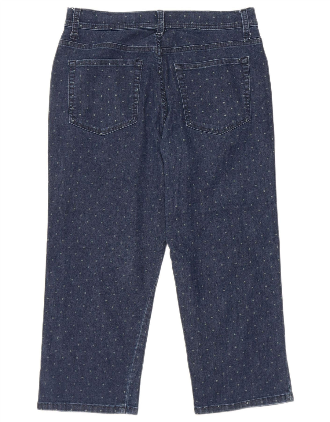 LEE Capri-Jeans mit klassischer Passform für Damen, US 6, Mittel, W28, L19, Marineblau gepunktet