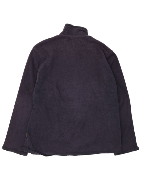 Adidas Herren Fleecejacke UK 42/44 Large Marineblau Polyester