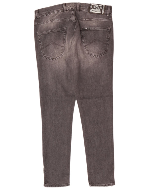 Carrera Herren 737 Skinny Jeans IT 50 Large W34 L30 Graue Baumwolle