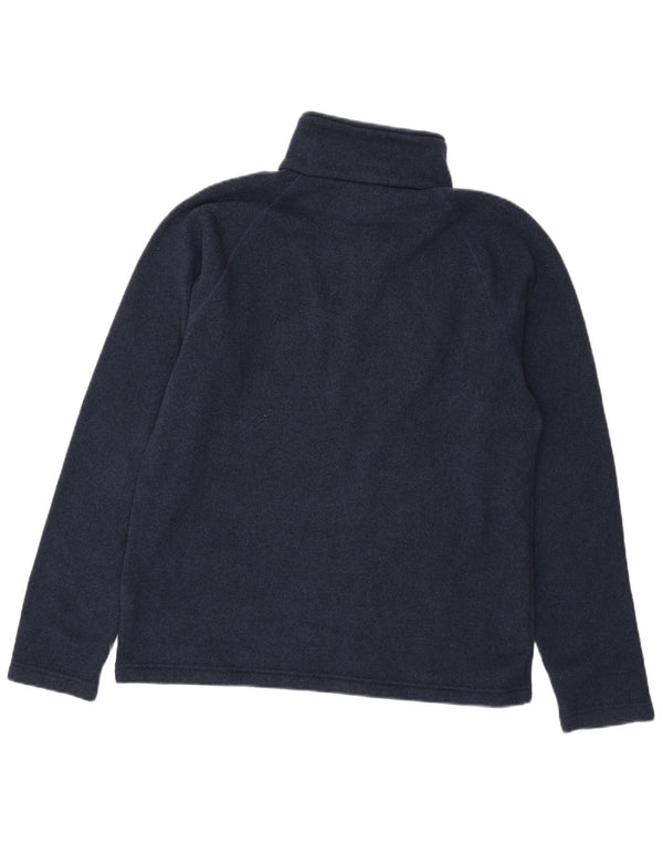THE NORTH FACE Herren-Sweatshirt mit Reißverschluss am Hals, groß, marineblau gefleckt