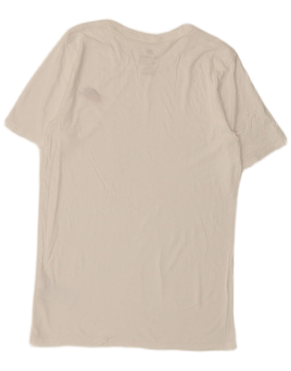 Nike Herren Athletic Cut T-Shirt Top Small aus weißer Baumwolle