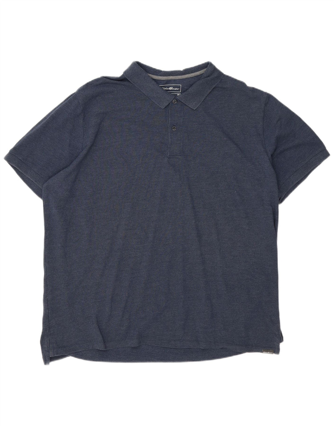 Eddie Bauer Herren Poloshirt 2XL Marineblau Baumwolle