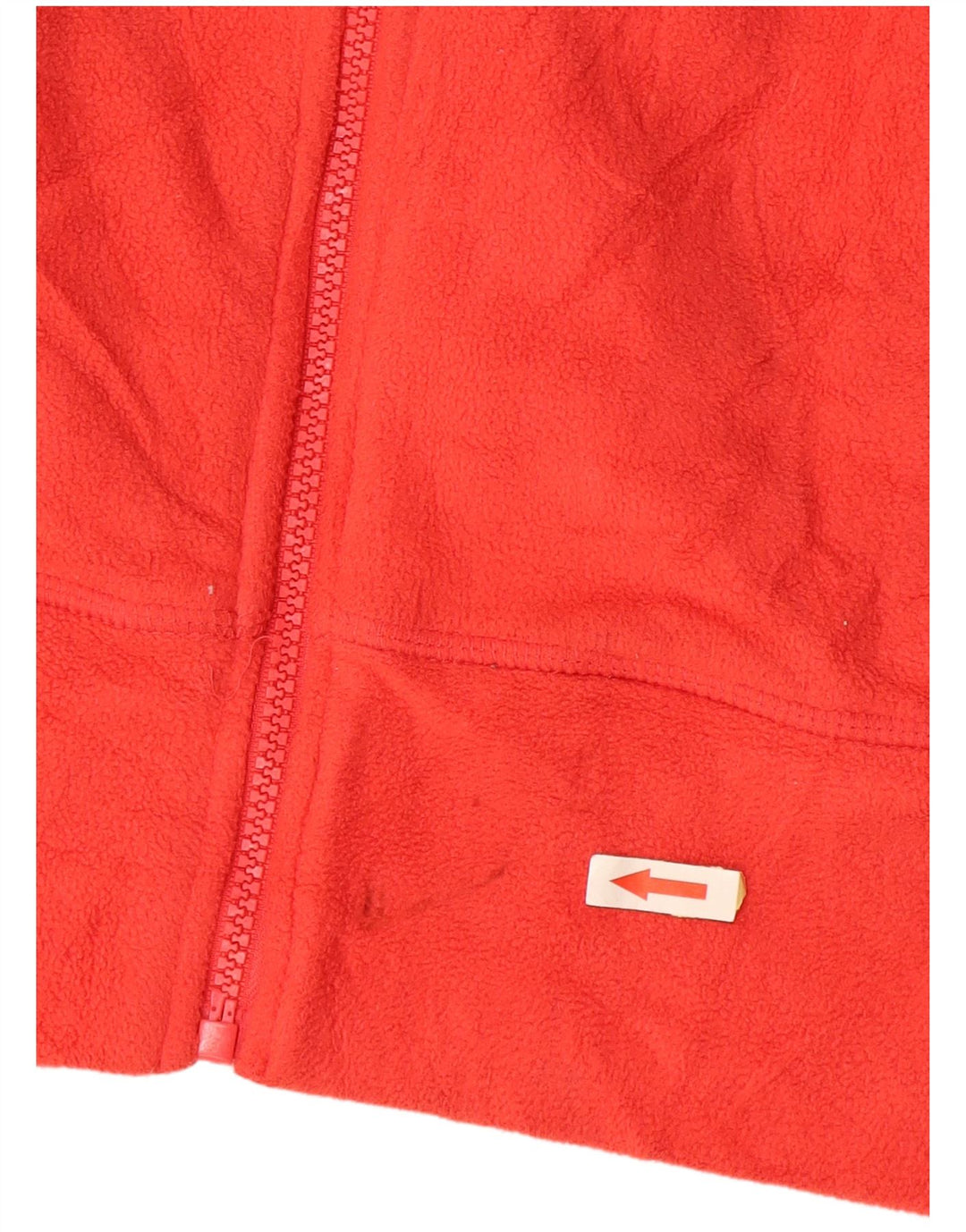 CALVIN KLEIN Damen Graphic Fleecejacke UK 10 Small Orange Polyester