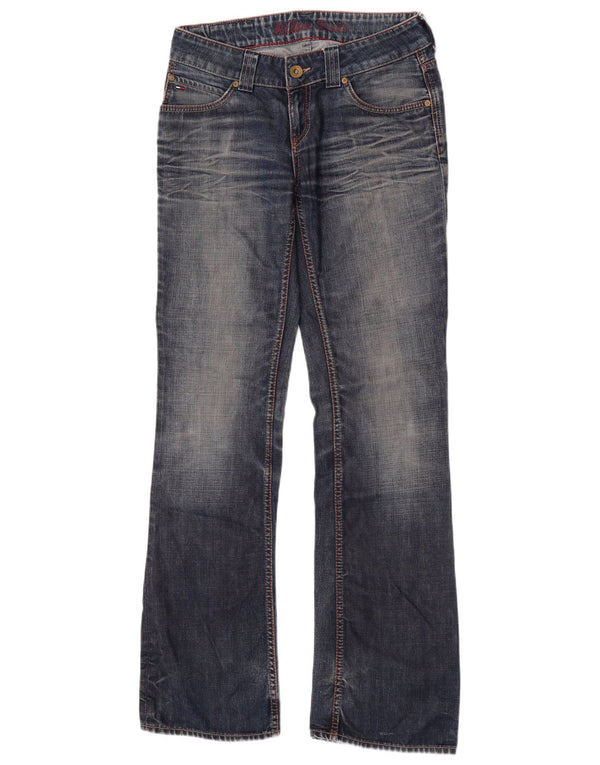 Tommy Hilfiger Damen Bootcut Jeans W28 L34 Blaue Baumwolle