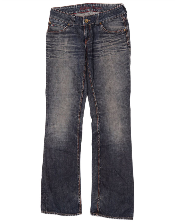 Tommy Hilfiger Damen Bootcut Jeans W28 L34 Blaue Baumwolle