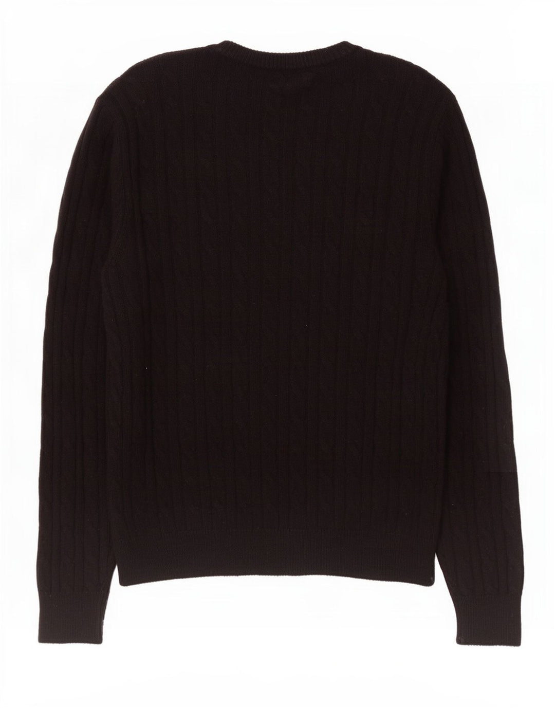 Jack Wills Herren-Pullover mit U-Boot-Ausschnitt, Mittelschwarzes Nylon