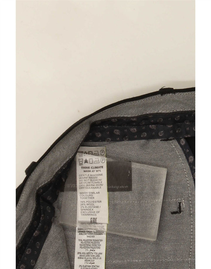 Marks & Spencer Damen Performance Slim Anzughose W28 L33 Schwarz
