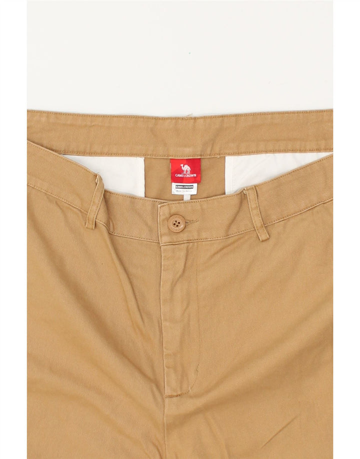 CAMEL CROWN Mens Cargo Shorts W40 XL Beige Cotton Vintage Camel Crown and Second-Hand Camel Crown from Messina Hembry 