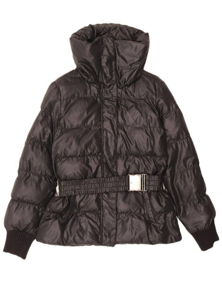 Sisley Damen Wattierte Jacke IT 44 Mittelschwarzes Polyester
