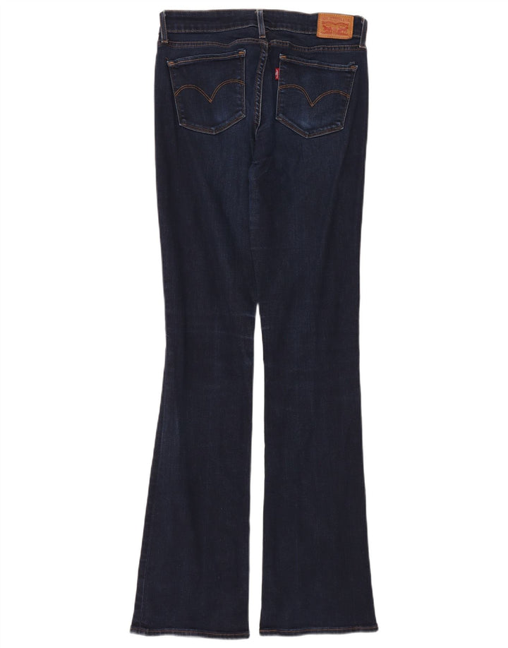 Levi's Damen 715 Bootcut Jeans W28 L32 Marineblau Baumwolle