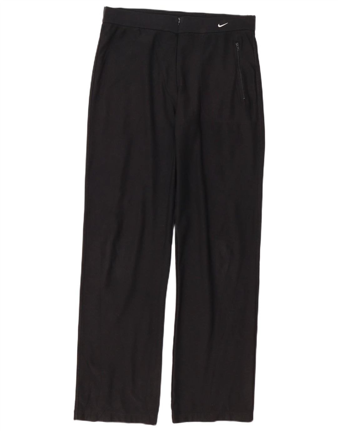 NIKE Damen Dri Fit Trainingshose US 8/10 Mittelschwarzes Polyester