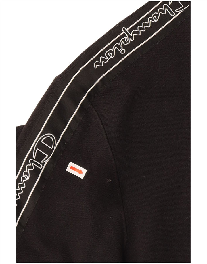 CHAMPION Herren-Trainingsanzugoberteil mit Grafik, XL, Schwarz